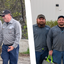 Photos of attendees at the 2025 Municipal Equipment Show and Field Day
