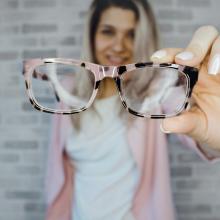 Person with glasses