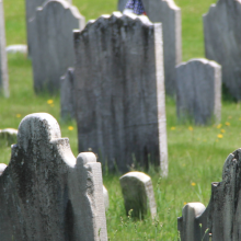 cemetery headstones