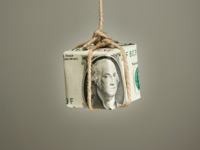 dollar bill as bait