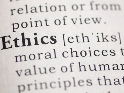 Ethics definition in a dictionary