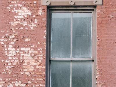 brick wall with window