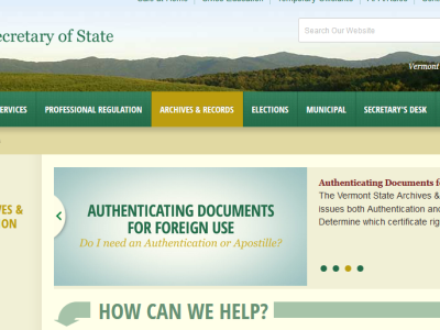 sos vsara website screenshot