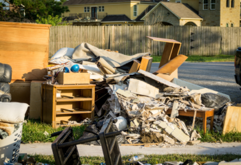 flood debris from home