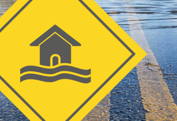 photo of a flooded road