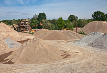 gravel extraction operation