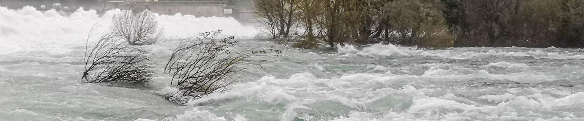 photo of a flooded river