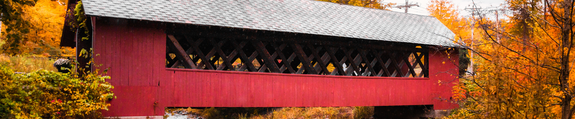 A covered bridge