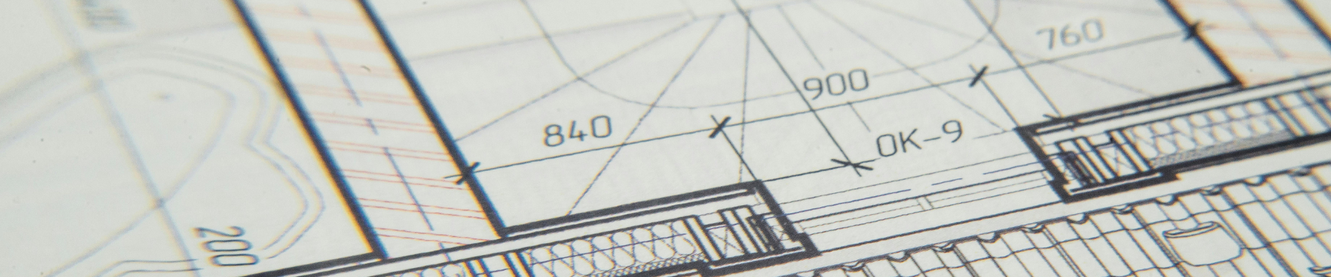 architectural drawings of building footer design