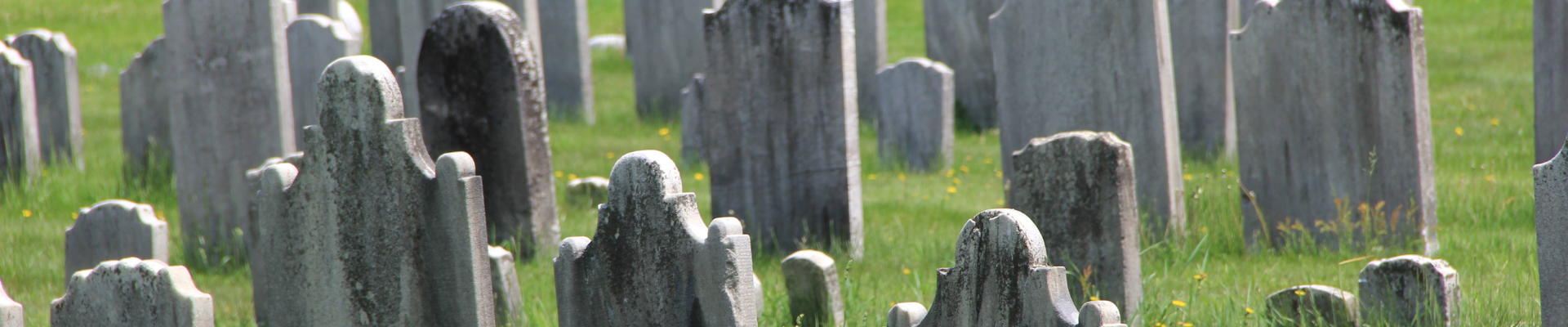 cemetery headstones