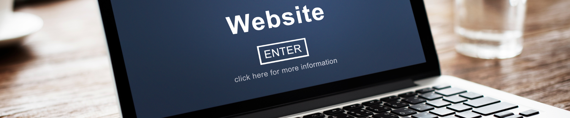 webpage with "Click Here" text