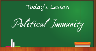 Image chalkboard political immunity