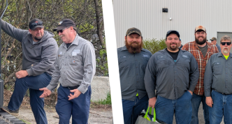 Photos of attendees at the 2025 Municipal Equipment Show and Field Day