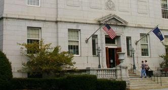 front exterior of the Vermont Supreme Court building in Montpelier