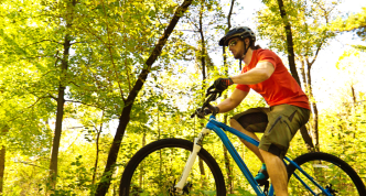 Image biker on trail