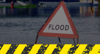 flooded road