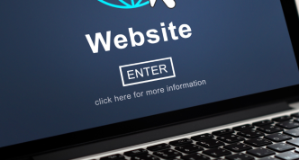 webpage with "Click Here" text