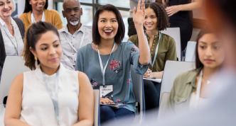 people at meeting