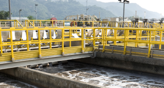 wastewater treatment plant walkways