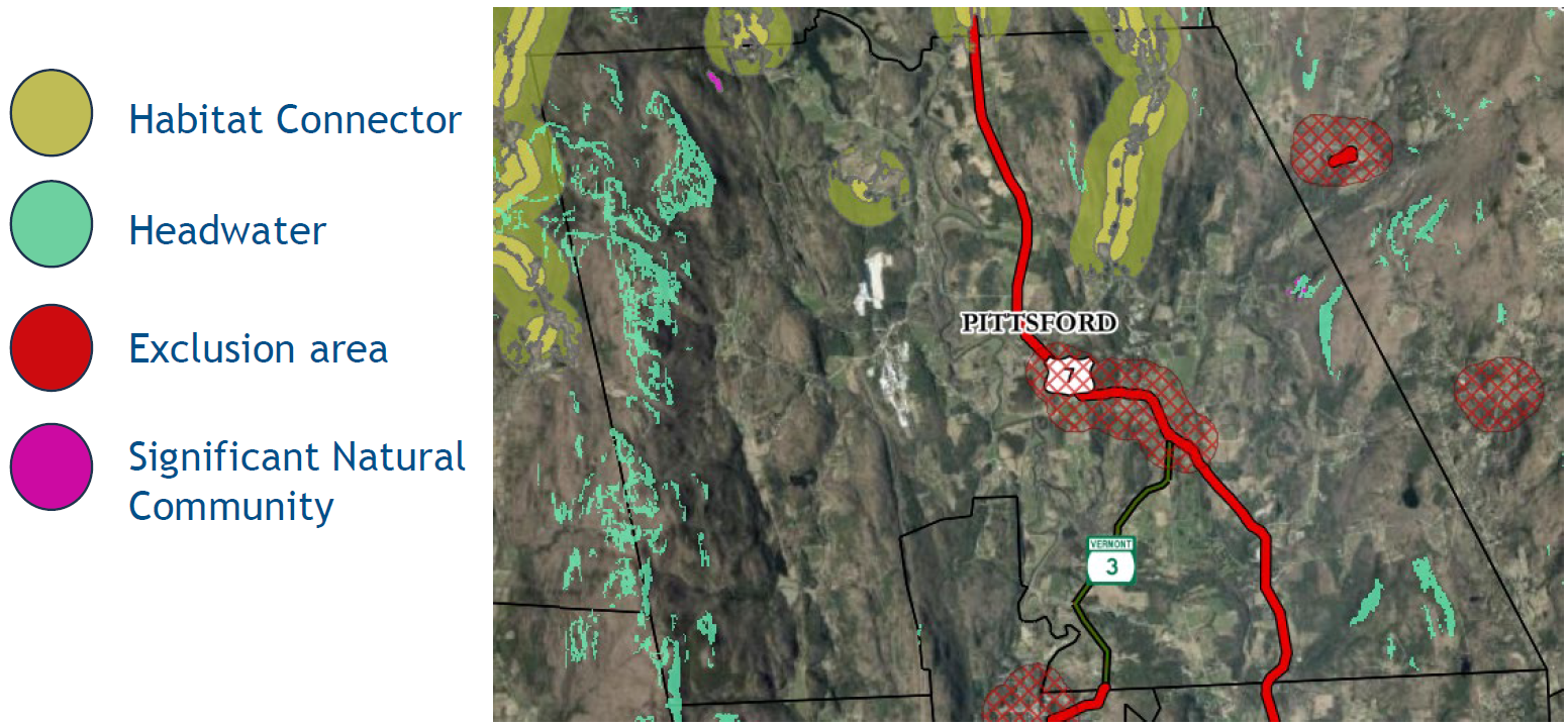 Draft Tier 3 Mapped Area Example: Pittsford