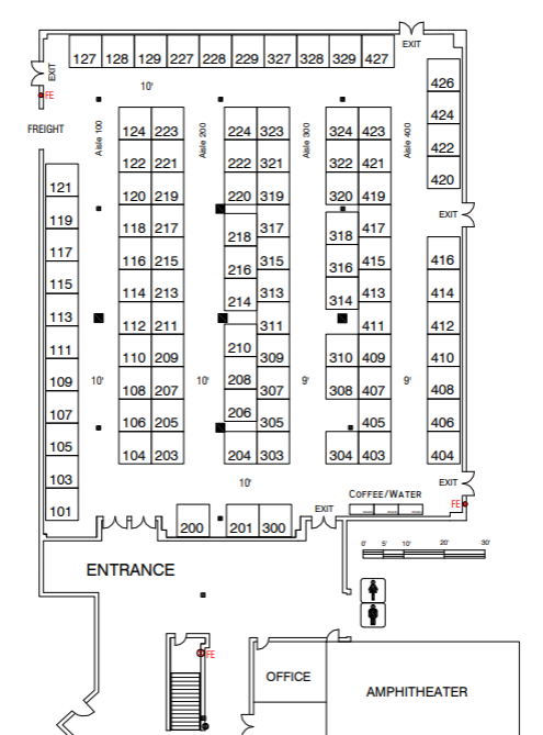Exhibitor Booth Layout