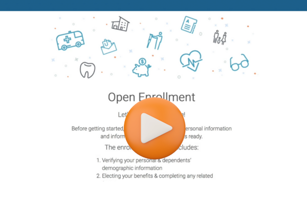 Play Video button superimposed on Employee Navigator screen shot